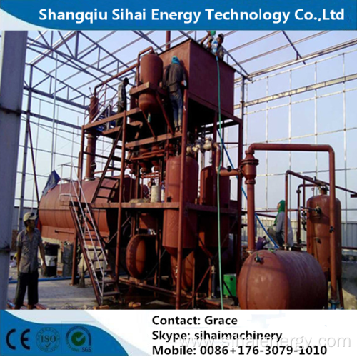 380V Engine Oil Recycling To Base Oil Equipment